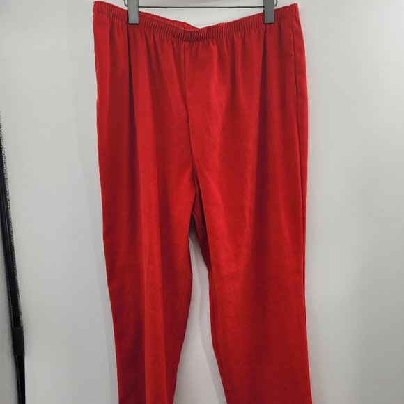 Allison Daley Pocketed Elastic Waist Faux Suede - Picture 3 of 5